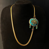 Dhrta – handcrafted 92.5 sterling silver necklace by My Motifs
