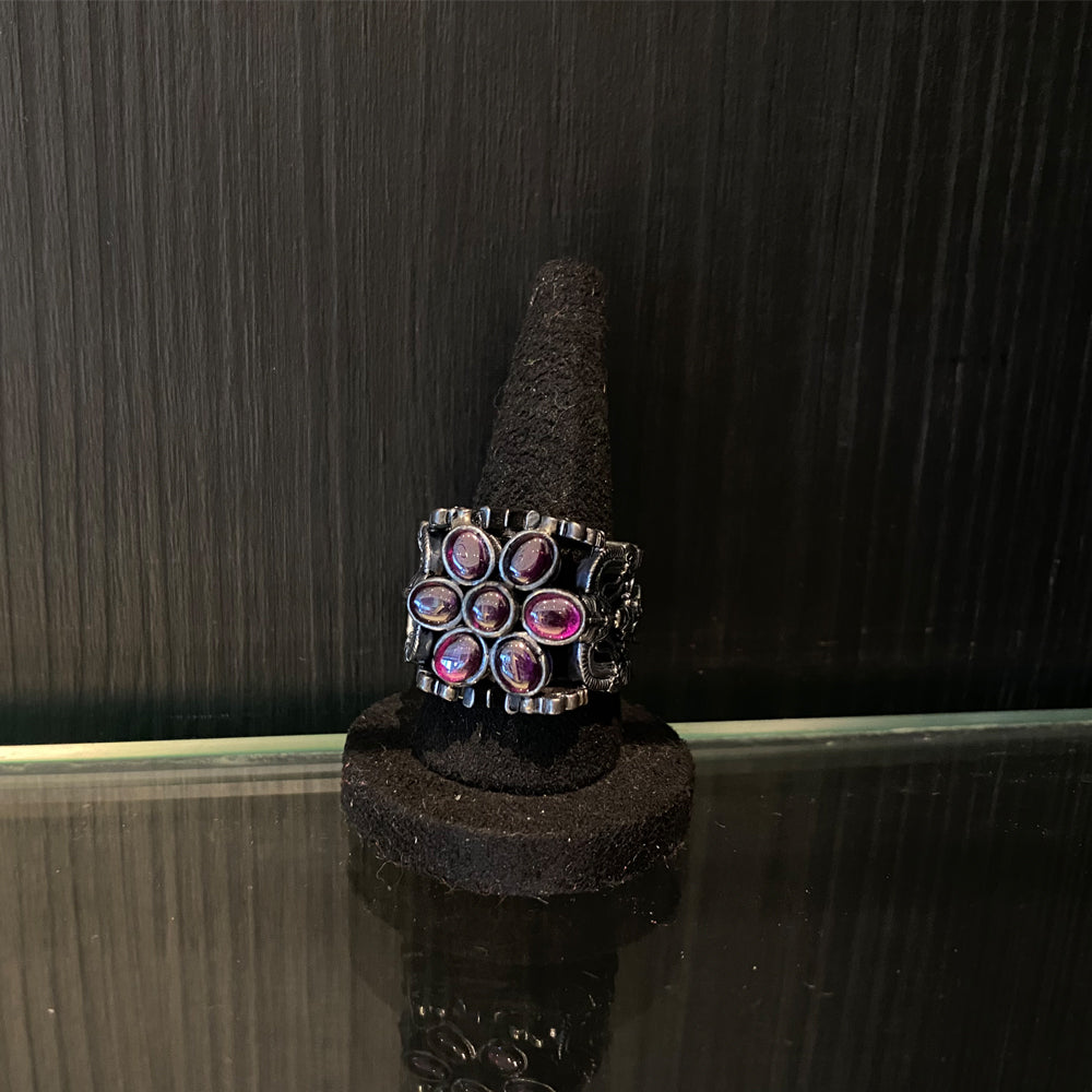Adrita – handcrafted 92.5 sterling silver ring by My Motifs