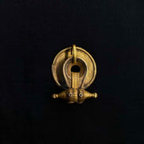 Takin – handcrafted gold-tone 92.5 sterling silver pendant by My Motifs