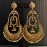 Misba – handcrafted gold-tone 92.5 sterling silver earrings by My Motifs