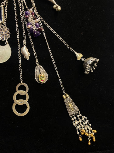 Vaktaa – handcrafted 92.5 sterling silver keychain by My Motifs, view 3