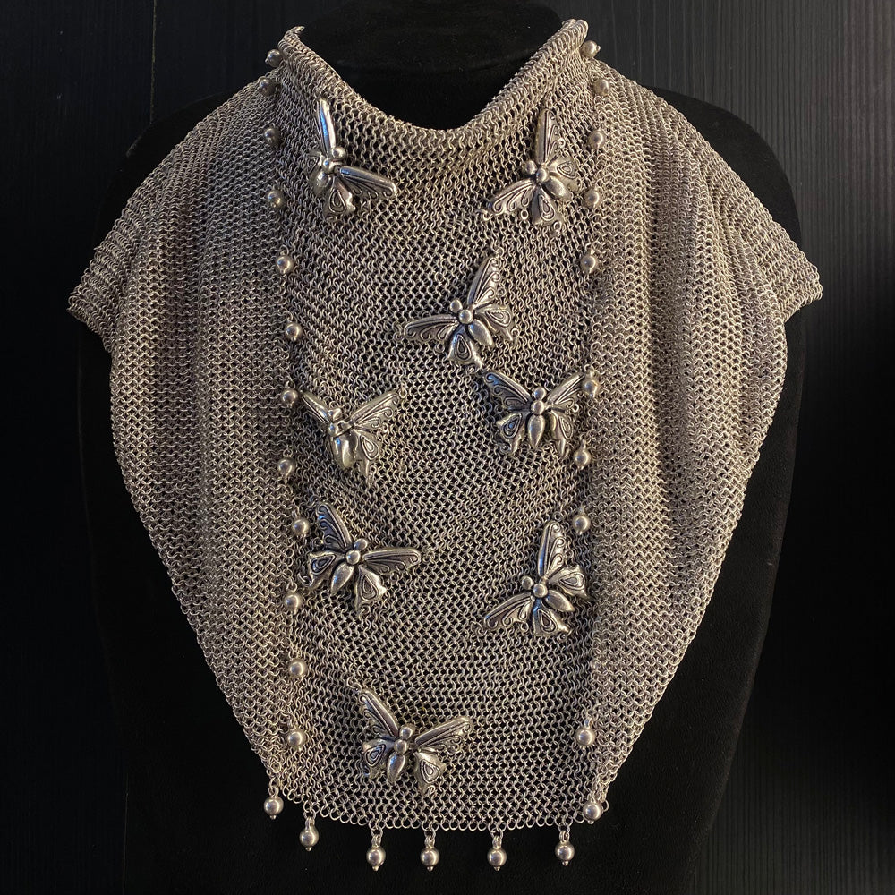 Udyana – handcrafted 92.5 sterling silver necklace by My Motifs
