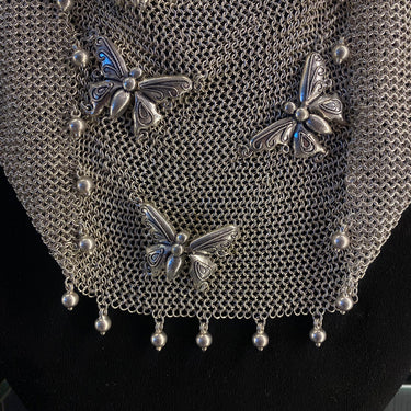 Udyana – handcrafted 92.5 sterling silver necklace by My Motifs, view 2