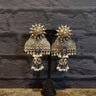 Traditional Vintage Jhumkas – handcrafted 92.5 sterling silver jhumkas by My Motifs