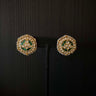 Kuvaala – handcrafted gold-tone 92.5 sterling silver earrings by My Motifs