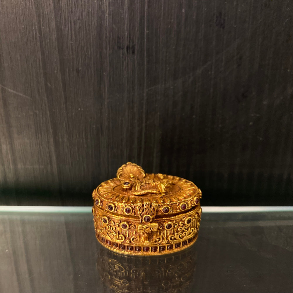 Utira – handcrafted gold-tone 92.5 sterling silver dibbi by My Motifs