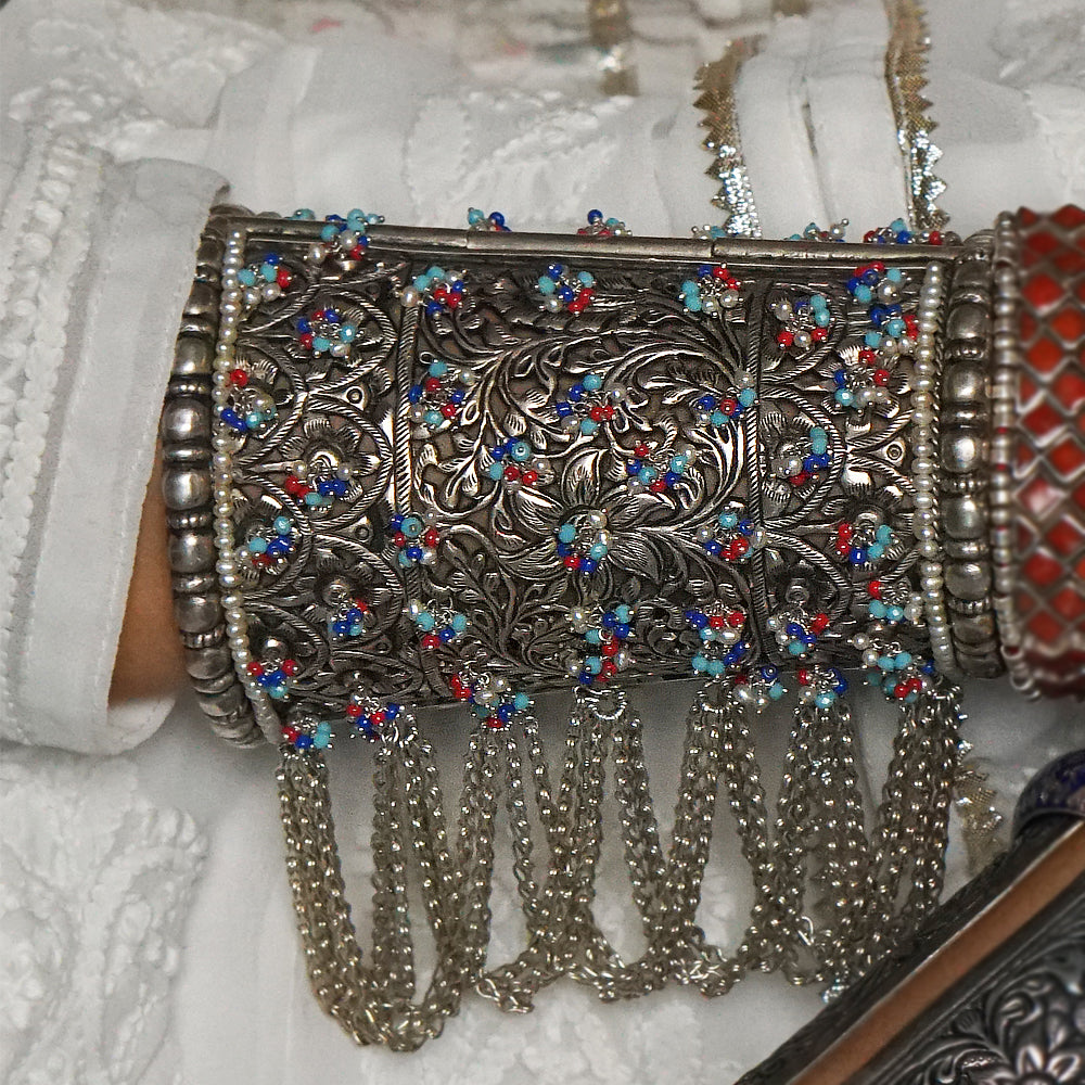 Vija – handcrafted 92.5 sterling silver kada by My Motifs