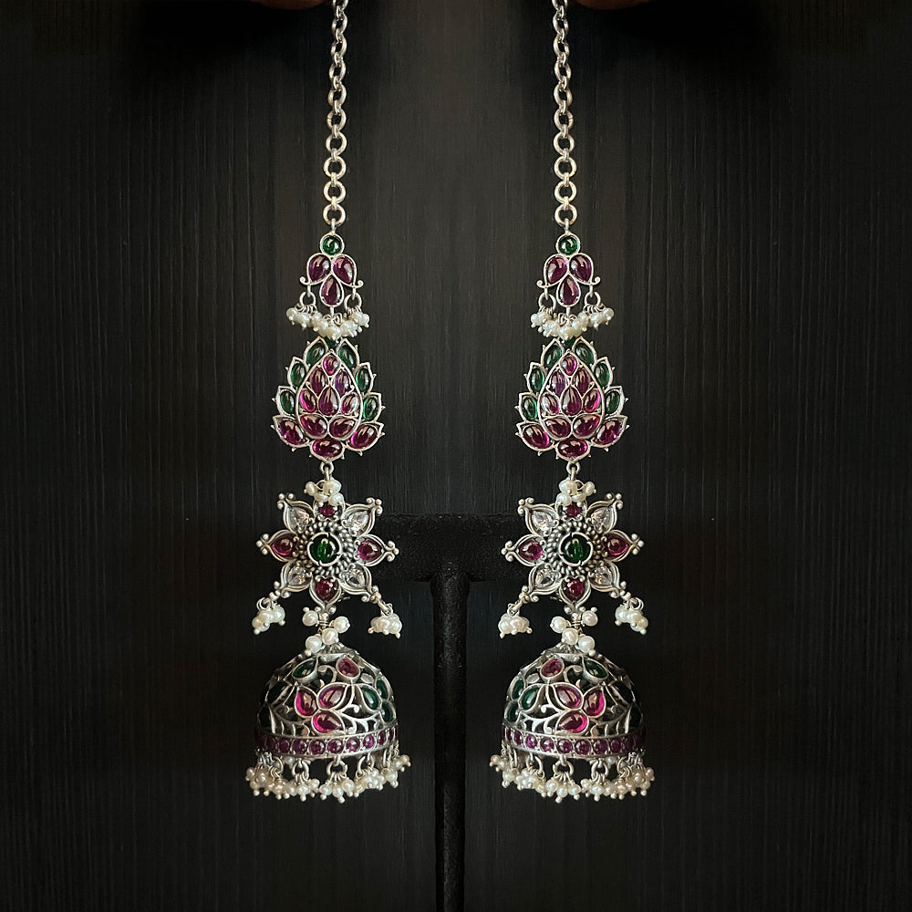 Kamal – handcrafted 92.5 sterling silver earrings by My Motifs
