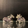 Silver miniature cow – handcrafted 92.5 sterling silver figurine by My Motifs