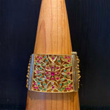 Ditar – handcrafted dual-tone 92.5 sterling silver bracelet by My Motifs