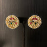 Dars – handcrafted dual-tone 92.5 sterling silver earrings by My Motifs