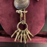 Nirg – handcrafted dual-tone 92.5 sterling silver necklace by My Motifs, view 2