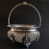 Durga Basket – handcrafted 92.5 sterling silver basket by My Motifs