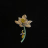 Ujjh – handcrafted 92.5 sterling silver brooch by My Motifs
