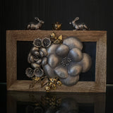 Sumrishti – wooden purse with silver work by My Motifs