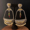 Arsh – handcrafted dual-tone 92.5 sterling silver earrings by My Motifs