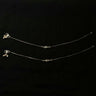 Ataha – handcrafted 92.5 sterling silver anklet by My Motifs