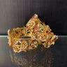 Araya – handcrafted gold-tone 92.5 sterling silver bangle by My Motifs