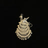 Imbit – handcrafted 92.5 sterling silver brooch by My Motifs