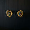 Tuja – handcrafted gold-tone 92.5 sterling silver earrings by My Motifs