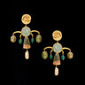Ikkava – handcrafted gold-tone 92.5 sterling silver earrings by My Motifs