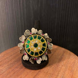Alyar – handcrafted dual-tone 92.5 sterling silver ring by My Motifs