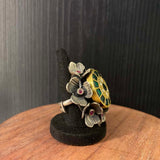 Alyar – handcrafted dual-tone 92.5 sterling silver ring by My Motifs, view 2