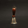 Silver Hand Bell with Wooden Handle – handcrafted 92.5 sterling silver bell by My Motifs