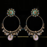 Vaidha – handcrafted 92.5 sterling silver earrings by My Motifs