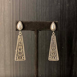 Sasva – handcrafted 92.5 sterling silver earrings by My Motifs