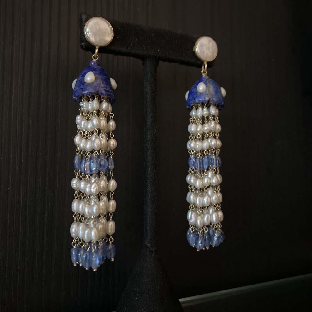 Drikar – handcrafted 92.5 sterling silver earrings by My Motifs