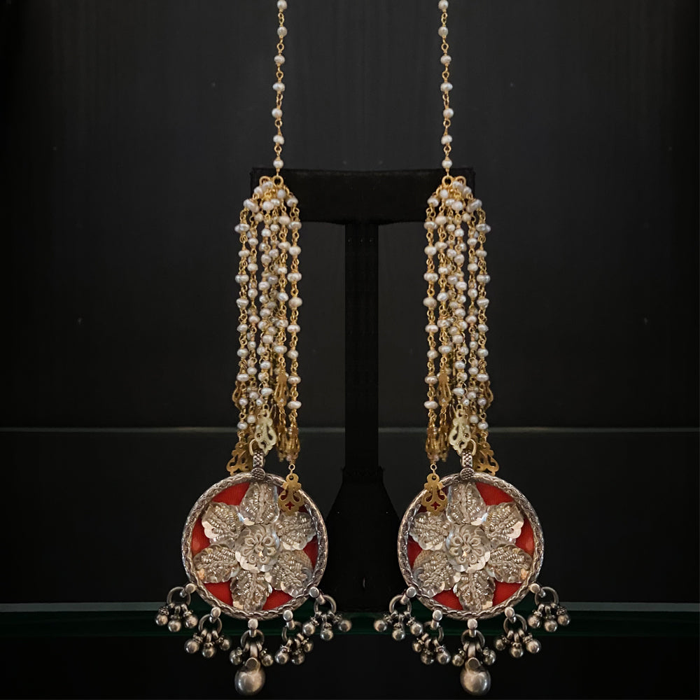 Larisa – handcrafted 92.5 sterling silver earrings by My Motifs
