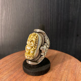 Rathin – handcrafted 92.5 sterling silver ring by My Motifs, view 2