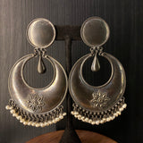 Manar – handcrafted 92.5 sterling silver earrings by My Motifs