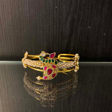 Anogh – handcrafted dual-tone 92.5 sterling silver bangle by My Motifs