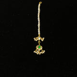 Dhrk – handcrafted gold-tone 92.5 sterling silver mang tikka by My Motifs