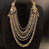 Shatik – handcrafted dual-tone 92.5 sterling silver necklace by My Motifs
