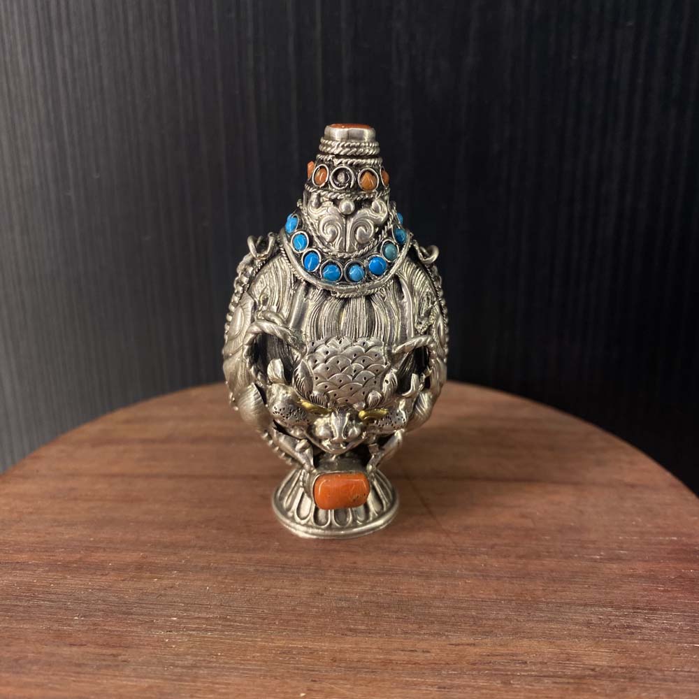 Kupar – handcrafted 92.5 sterling silver perfume bottle by My Motifs