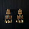 Bhadra – handcrafted gold-tone 92.5 sterling silver earrings by My Motifs
