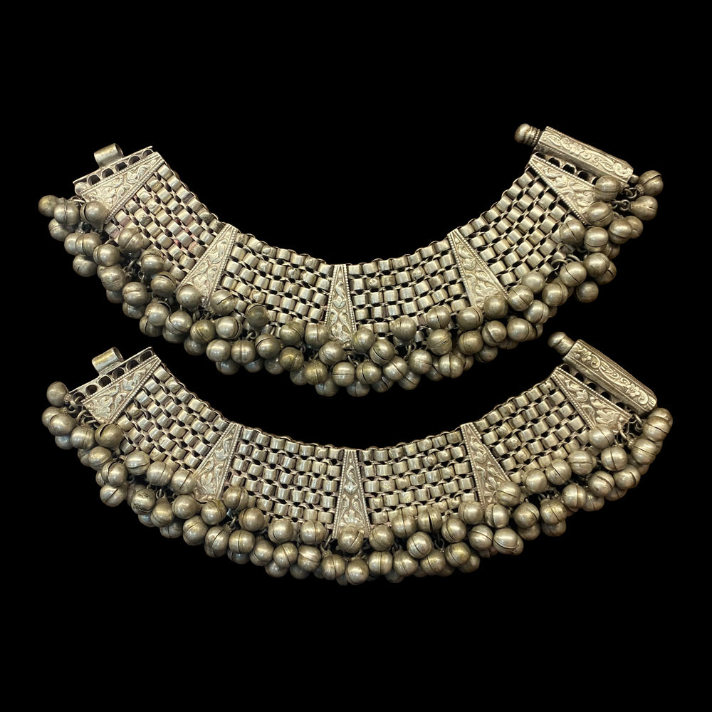 Sarth – handcrafted 92.5 sterling silver anklet by My Motifs