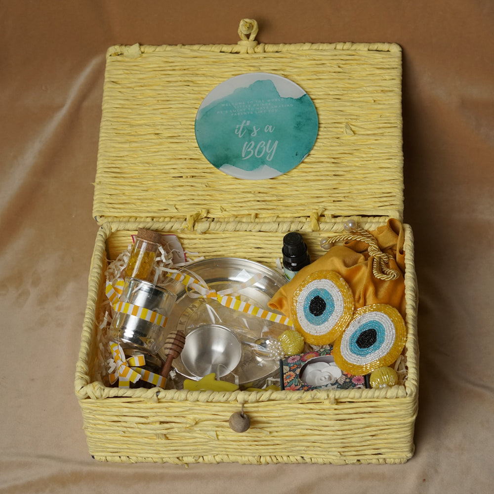 The Curated Blessings Hamper handcrafted 925 sterling silver gift hamper - My Motifs