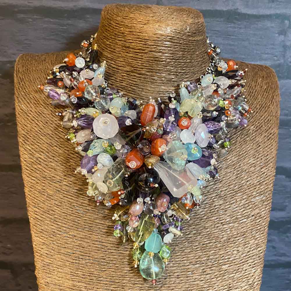 Candy Crush Choker – handcrafted 92.5 sterling silver necklace by My Motifs