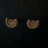 Arca – handcrafted gold-tone 92.5 sterling silver earrings by My Motifs