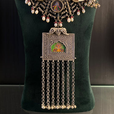Kritin – handcrafted 92.5 sterling silver necklace by My Motifs, view 2