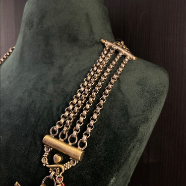 Kritin – handcrafted 92.5 sterling silver necklace by My Motifs, view 4