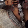 Tvaraa – handcrafted 92.5 sterling silver hair pin by My Motifs