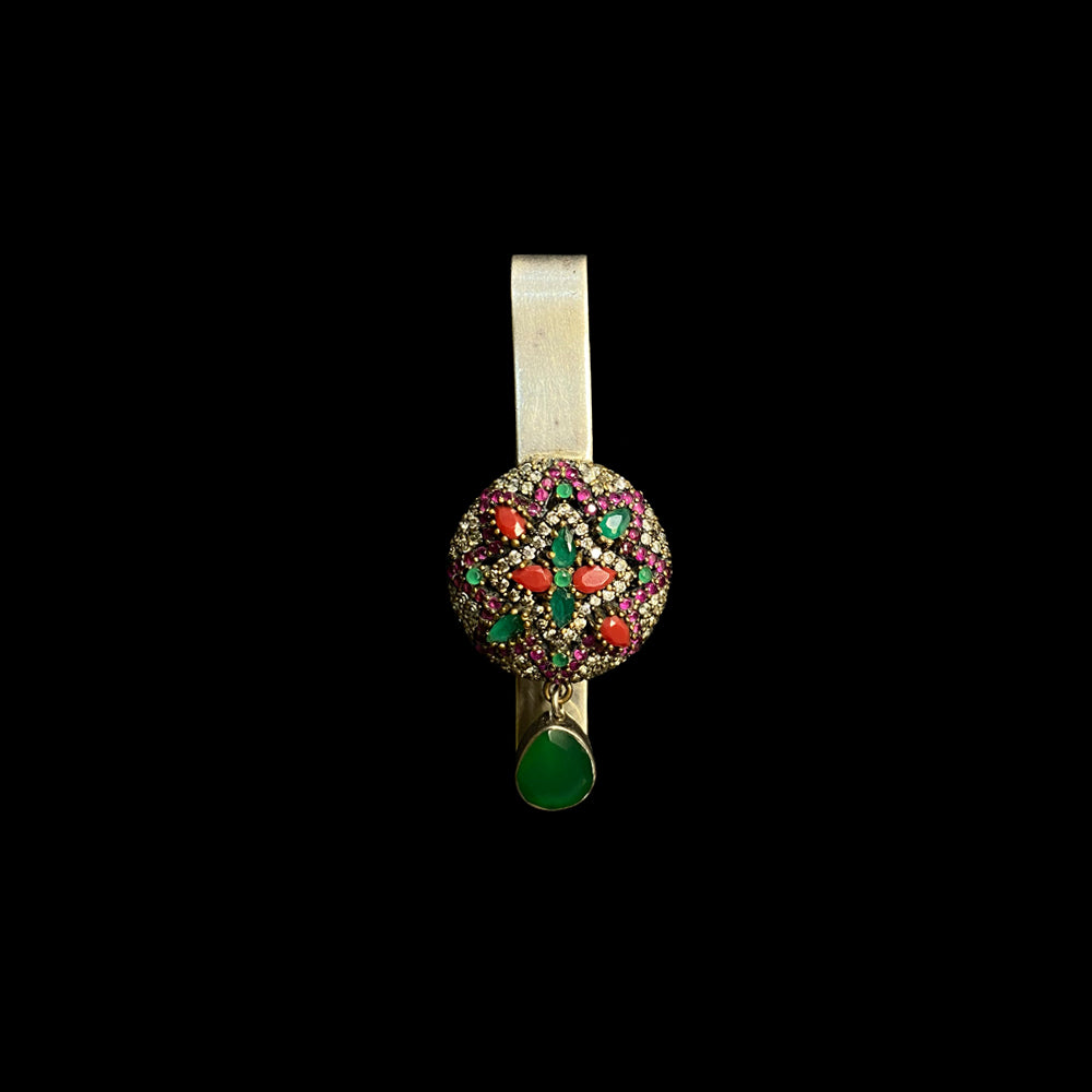 Veida – handcrafted 92.5 sterling silver keychain by My Motifs