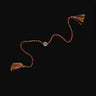 MultiColor Thread Floral Motif Rakhi – handcrafted 92.5 sterling silver rakhi by My Motifs