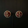Uktha – handcrafted gold-tone 92.5 sterling silver earrings by My Motifs