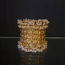 Bold Silver Cuff With Elephant Carvings – handcrafted 92.5 sterling silver bracelet by My Motifs